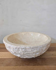 Natural Round Marble Stone Basin 05 | Pre Order - Arriving End Nov