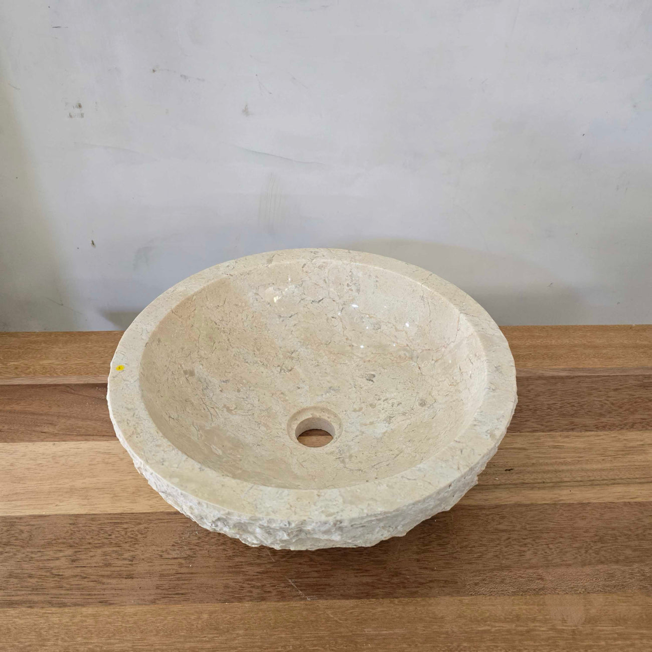 Natural Round Marble Stone Basin 05 | Pre Order - Arriving End Nov