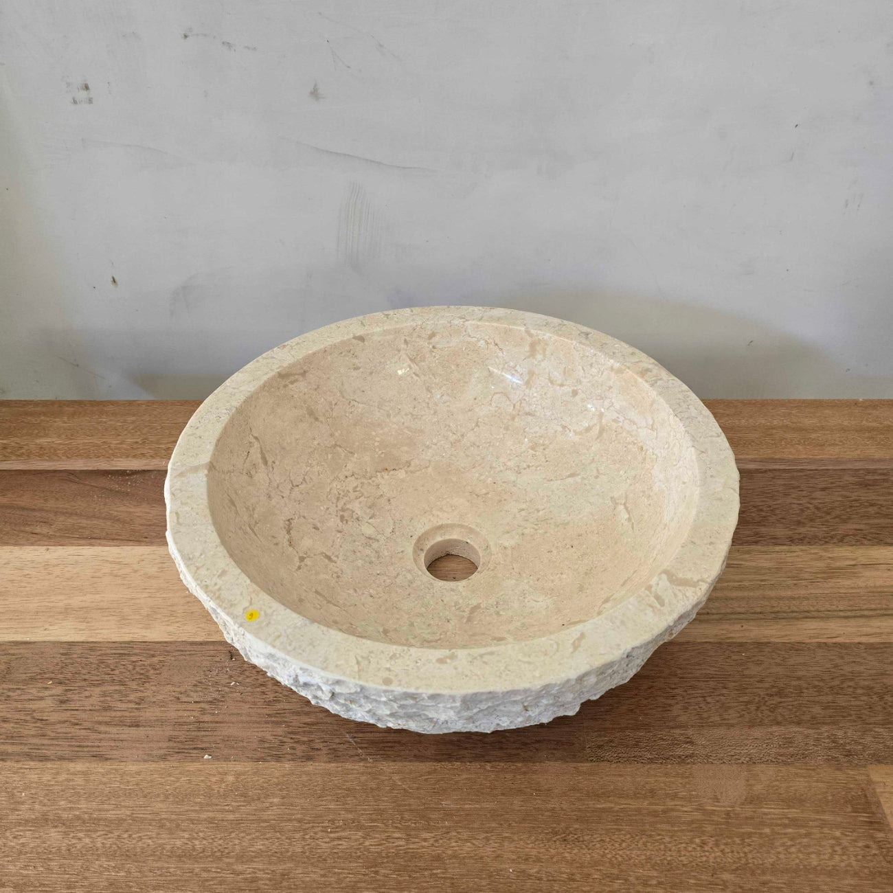 Natural Round Marble Stone Basin 09 | Pre Order - Arriving End Nov