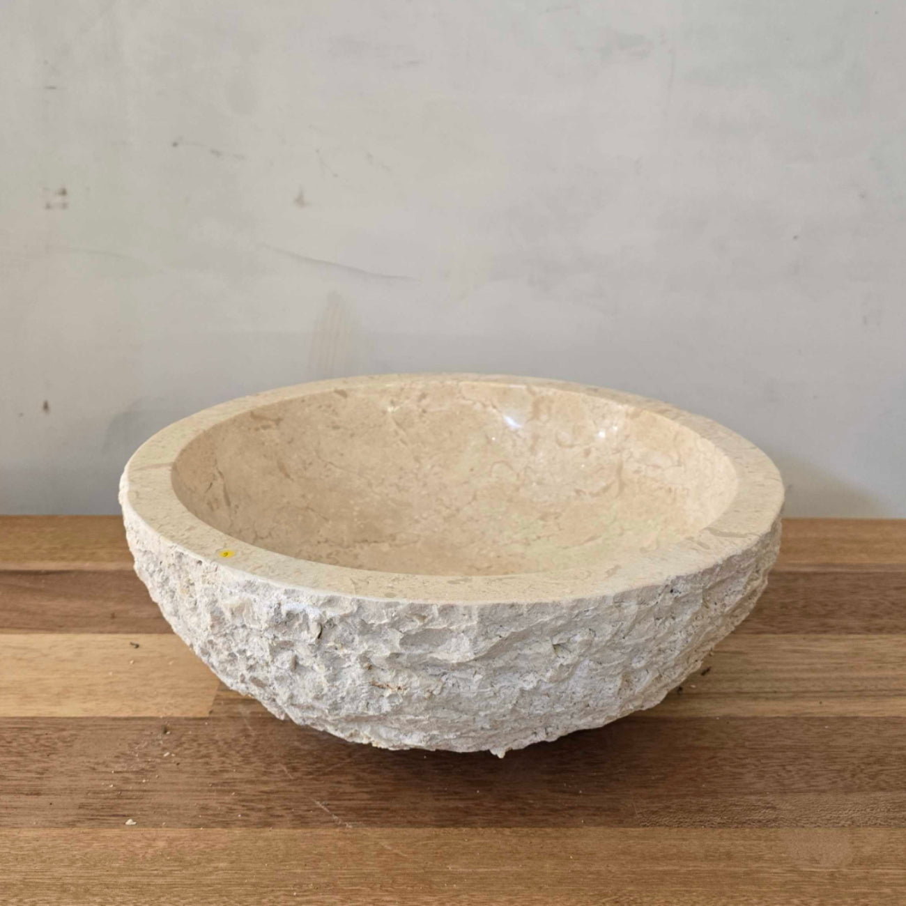 Natural Round Marble Stone Basin 09 | Pre Order - Arriving End Nov