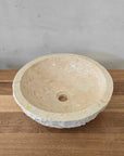 Natural Round Marble Stone Basin 09 | Pre Order - Arriving End Nov