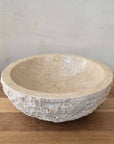 Natural Round Marble Stone Basin 10 | Pre Order - Arriving End Nov