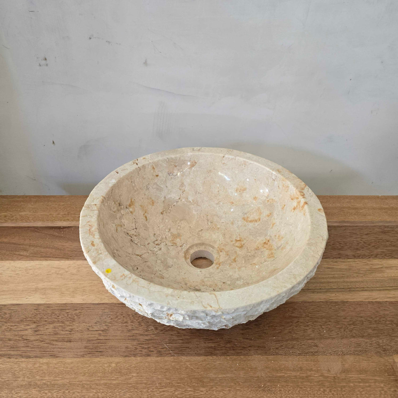 Natural Round Marble Stone Basin 11 | Pre Order - Arriving End Nov
