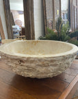 Natural Round Marble Stone Basin 11