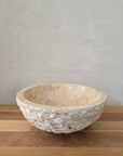 Natural Round Marble Stone Basin 11 | Pre Order - Arriving End Nov