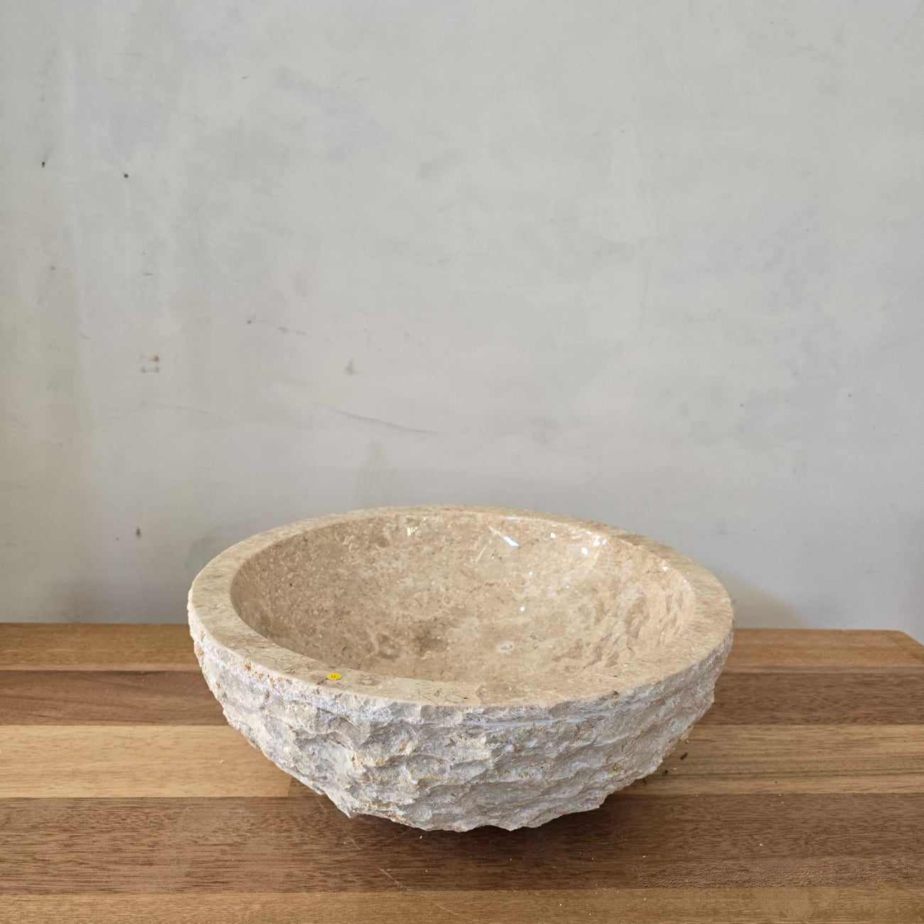 Natural Round Marble Stone Basin 12  | Pre Order - Arriving End Nov