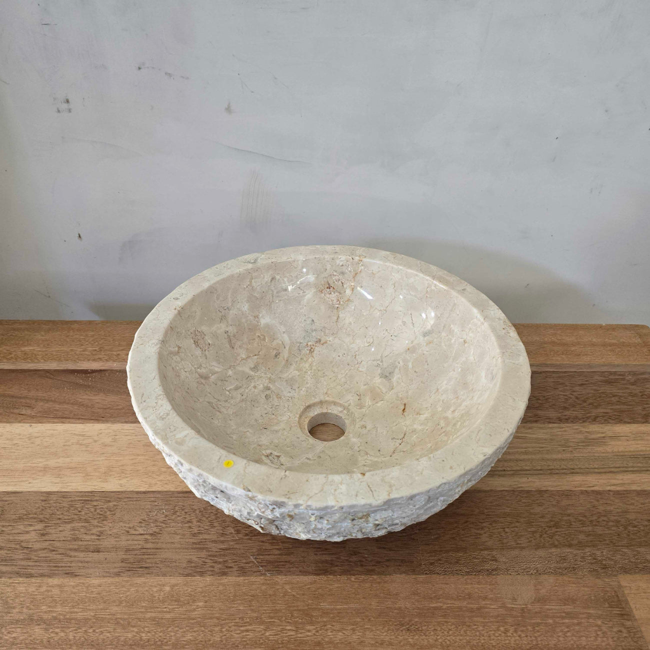 Natural Round Marble Stone Basin 01 | Pre Order - Arriving End Nov