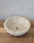 Natural Round Marble Stone Basin 01