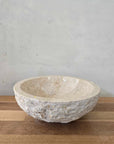 Natural Round Marble Stone Basin 01 | Pre Order - Arriving End Nov