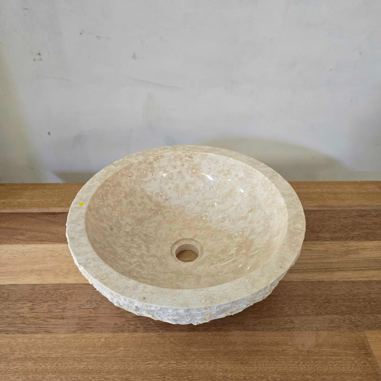Natural Round Marble Stone Basin 02 | Pre Order - Arriving End Nov