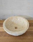 Natural Round Marble Stone Basin 02 | Pre Order - Arriving End Nov