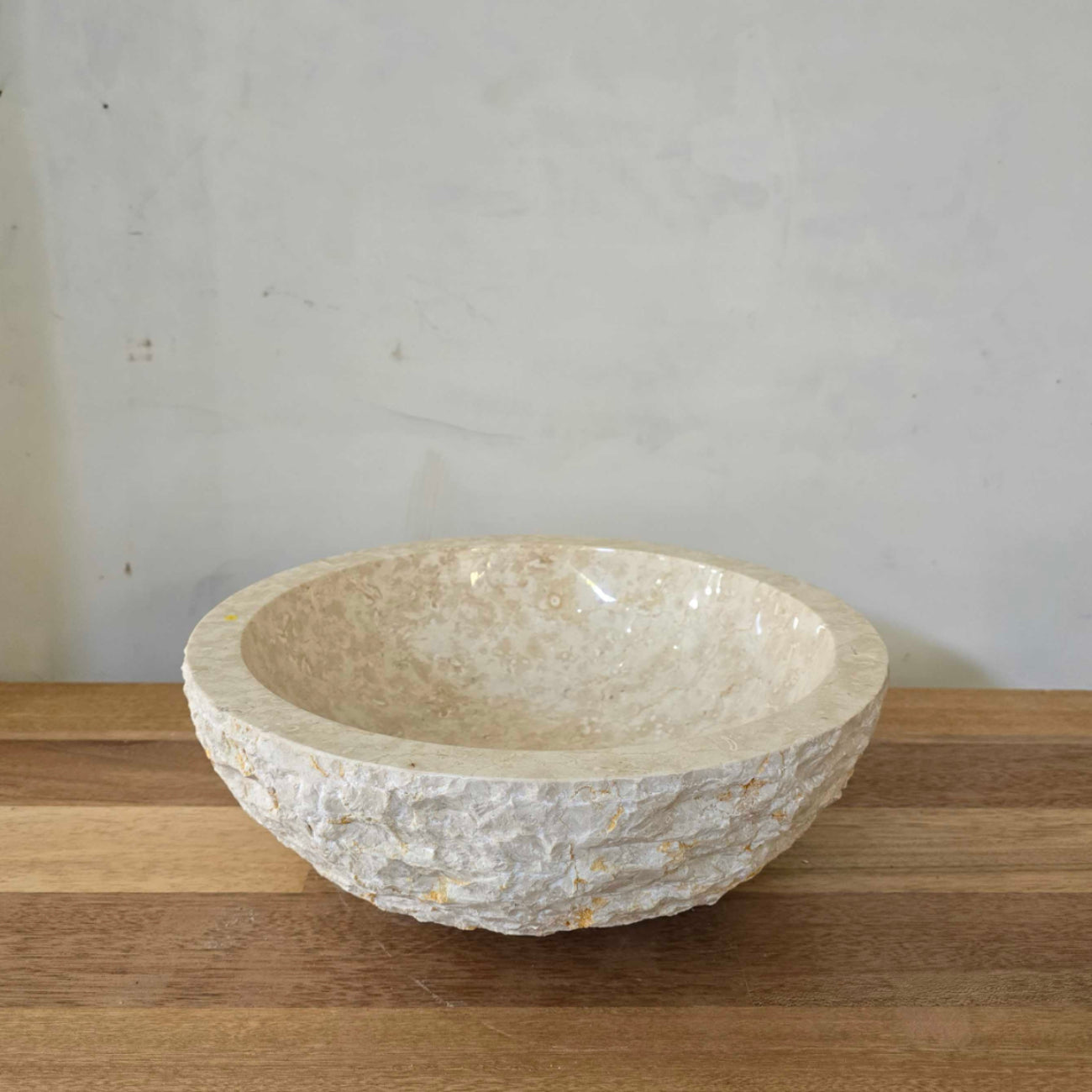 Natural Round Marble Stone Basin 02 | Pre Order - Arriving End Nov