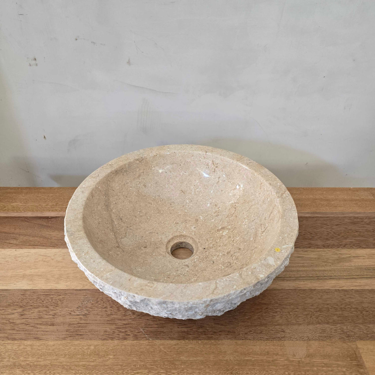 Natural Round Marble Stone Basin 03 | Pre Order - Arriving End Nov