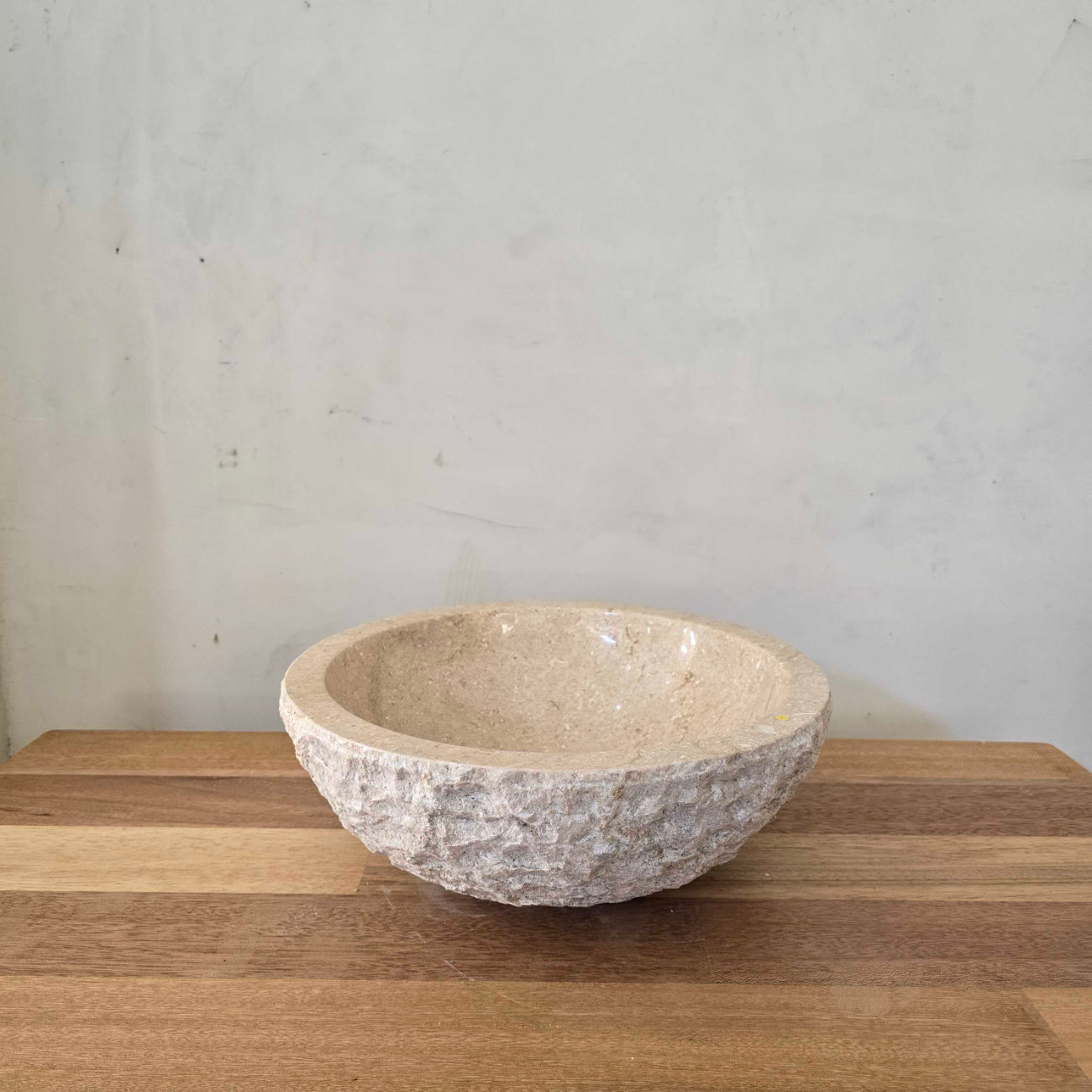 Natural Round Marble Stone Basin 03 | Pre Order - Arriving End Nov
