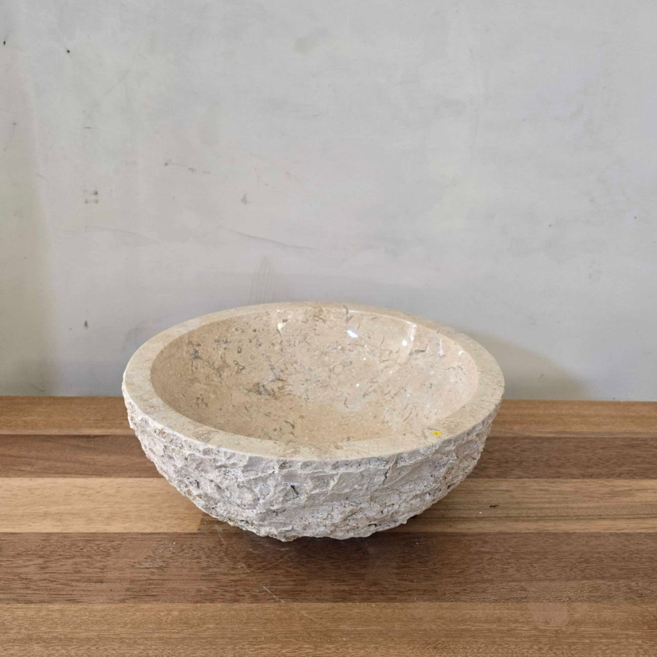Natural Round Marble Stone Basin 04 | Pre Order - Arriving End Nov