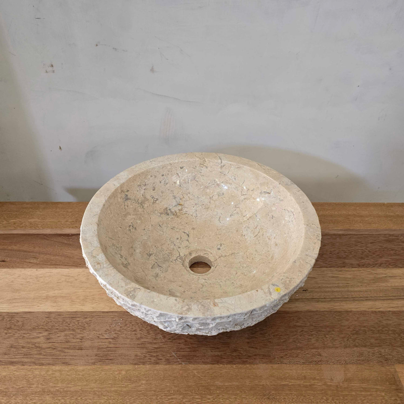 Natural Round Marble Stone Basin 04 | Pre Order - Arriving End Nov