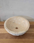Natural Round Marble Stone Basin 04 | Pre Order - Arriving End Nov