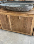 Natural Teak Vanity - 120cm Length
