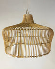 Natural Zari Rattan Pendant 40cm Dia