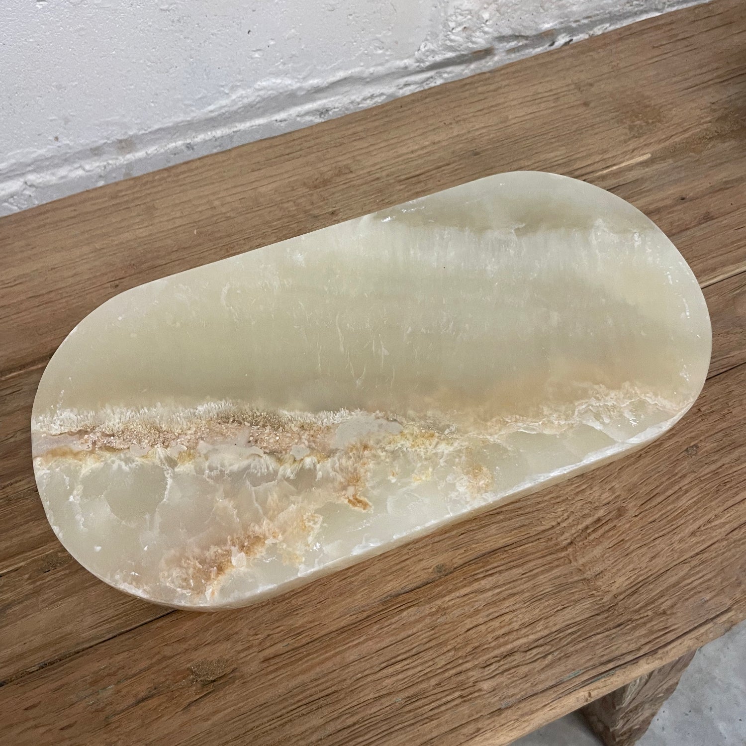 Onyx Stone Oval Dish