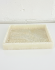 Onyx Rectangular Stone Tray