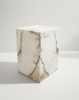 White Onyx Side Table