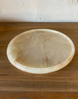 Onyx Stone Round Plate 21cm Dia