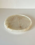 Onyx Stone Round Plate 21cm Dia