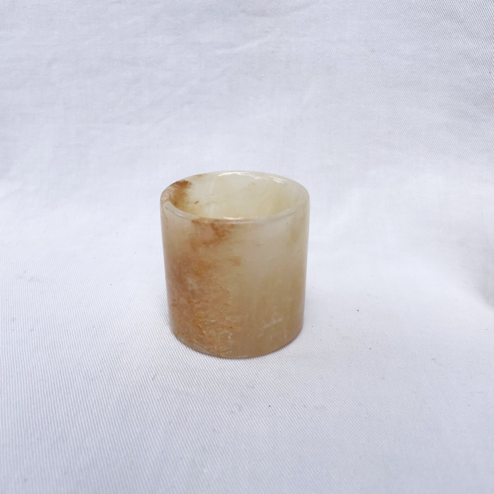 Onyx Stone Round Tealight Candle Holder 5cm