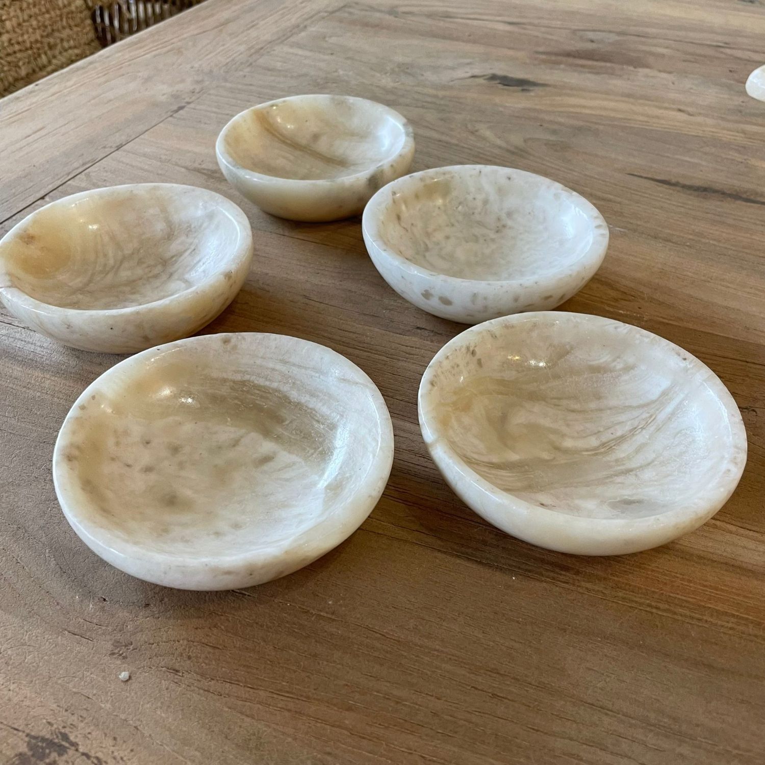 Onyx Stone Shallow Bowl 10cm Dia