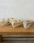 Single Natural Onyx Stone Tealight Candle Holder