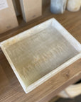 Onyx Rectangular Stone Tray