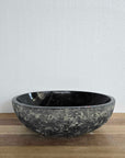 Oval Andesite Burn Stone Basin 03
