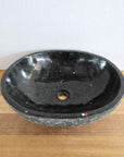 Oval Andesite Burn Stone Basin 04
