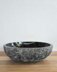 Oval Andesite Burn Stone Basin 05