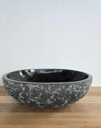 Oval Andesite Burn Stone Basin 06