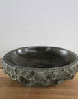 Oval Andesite Chisel Stone Basin 02