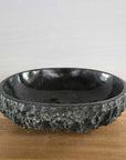 Oval Andesite Chisel Stone Basin 04 | Pre Order