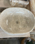 Oval Marble Stone Basin