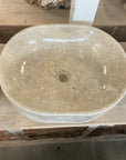 Oval Marble Stone Basin