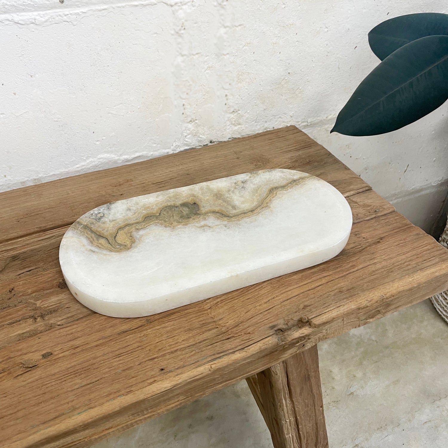 Onyx Stone Oval Dish