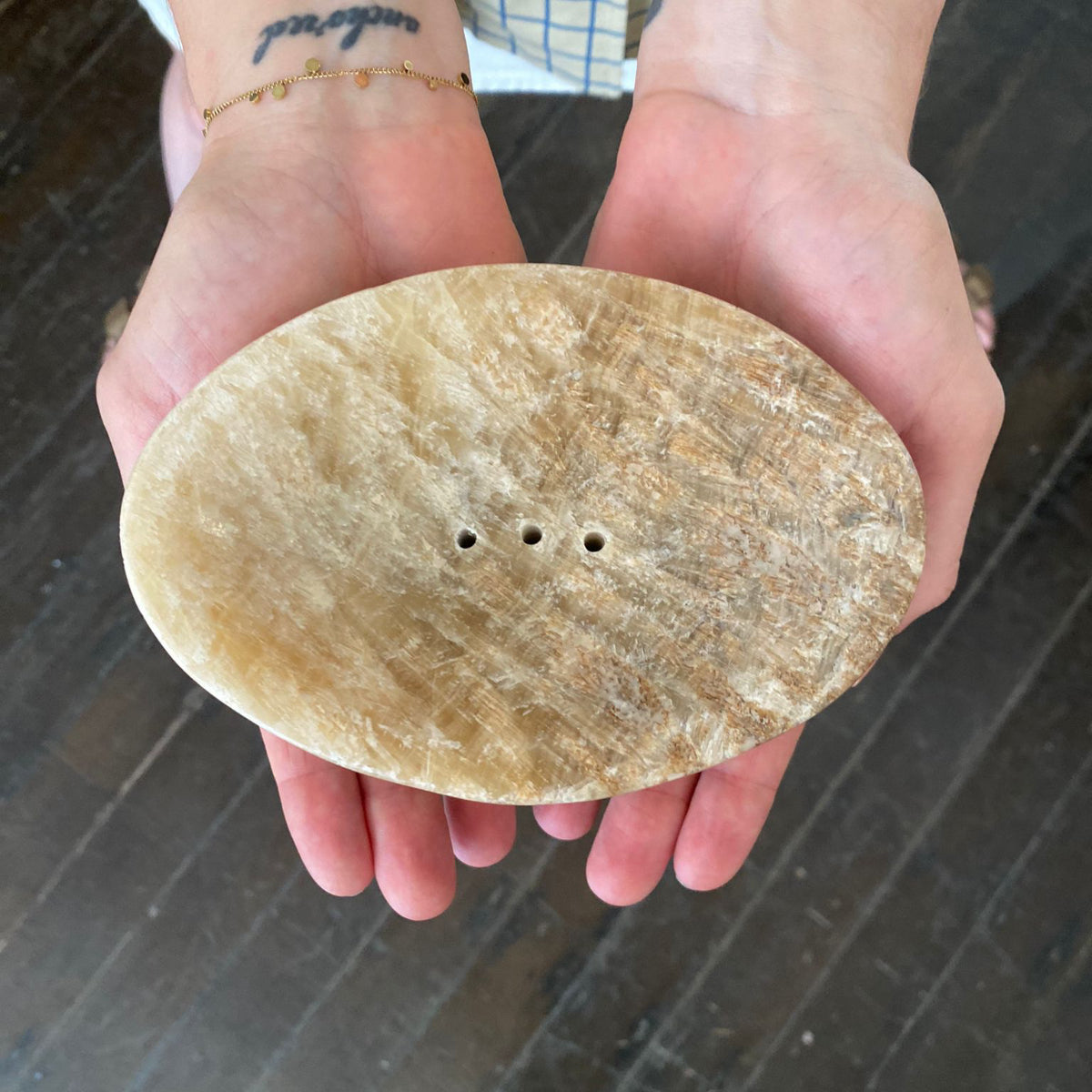 Oval Onyx Stone Soap Dish