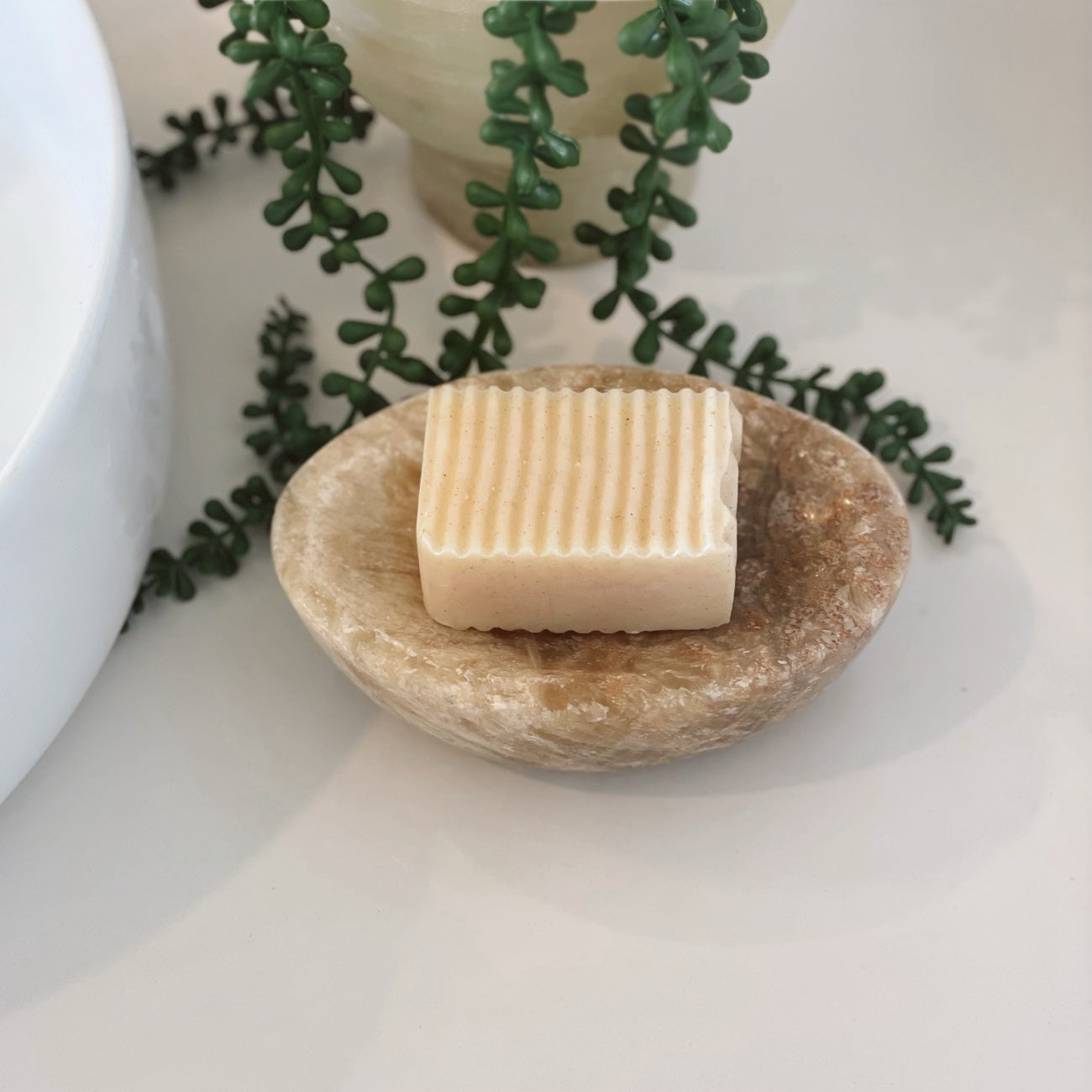 Oval Onyx Stone Soap Dish