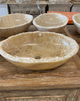 Oval Rugged Onyx Stone Basin 10