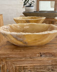 Oval Rugged Onyx Stone Basin 13