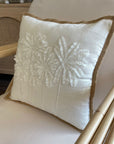 White Palm Island Cushion 50x50cm