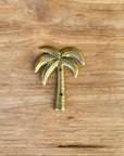 Brass Palm Plaque