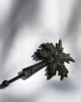 Paradise Palm Aged Brass Hooks 16cm