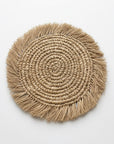 Natural Woven Raffia Placemat