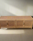 Low Rattan Sideboard 180cm